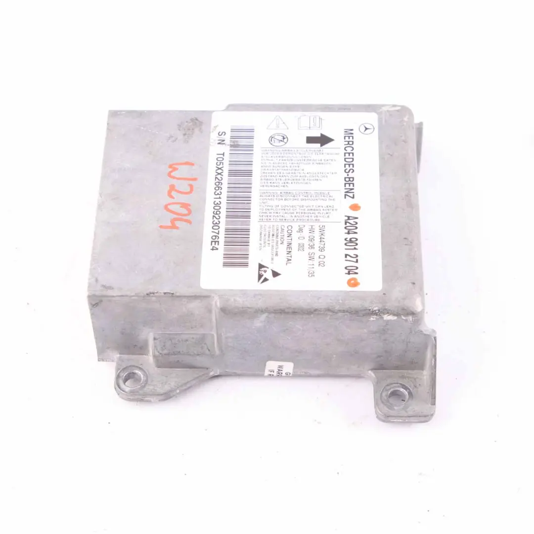 Mercedes W204 ECU Control Unit Crash Impact Sensor Module Airbag - SKU A2049012704 - Part number A2049012704