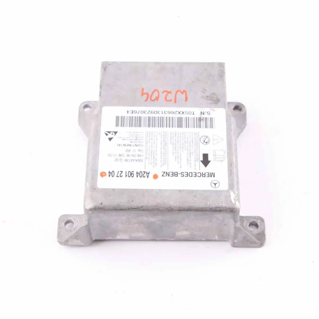 Mercedes W204 ECU Control Unit Crash Impact Sensor Module Airbag - SKU A2049012704 - Part number A2049012704