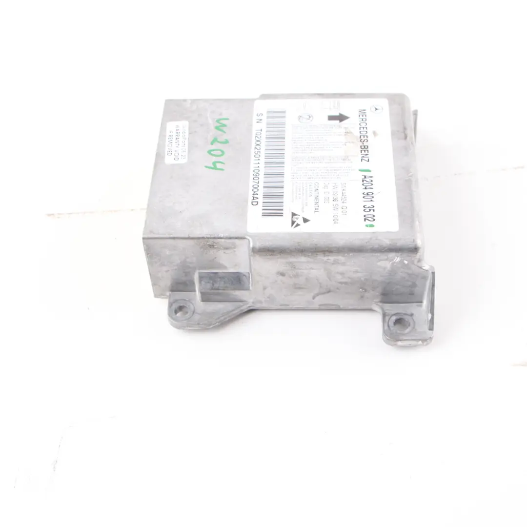 Mercedes W204 S204 Módulo Aire SRS Unidad Control ECU - SKU A2049013502 - Número de pieza A2049013502