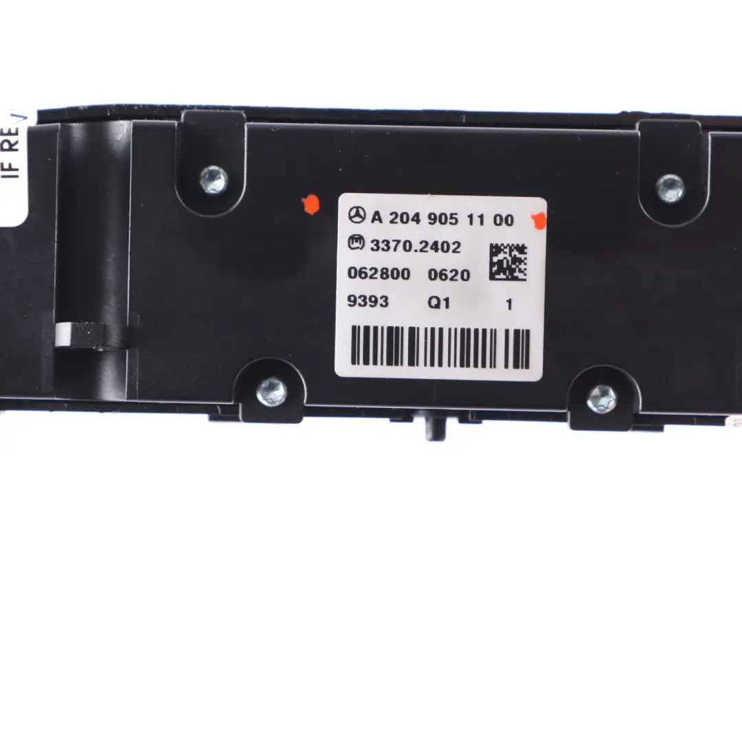 Mercedes W204 Armaturenbrett Schalter Bedienfeld Sitzheizung PDC - SKU A2049051100 - Teilenummer A2049051100