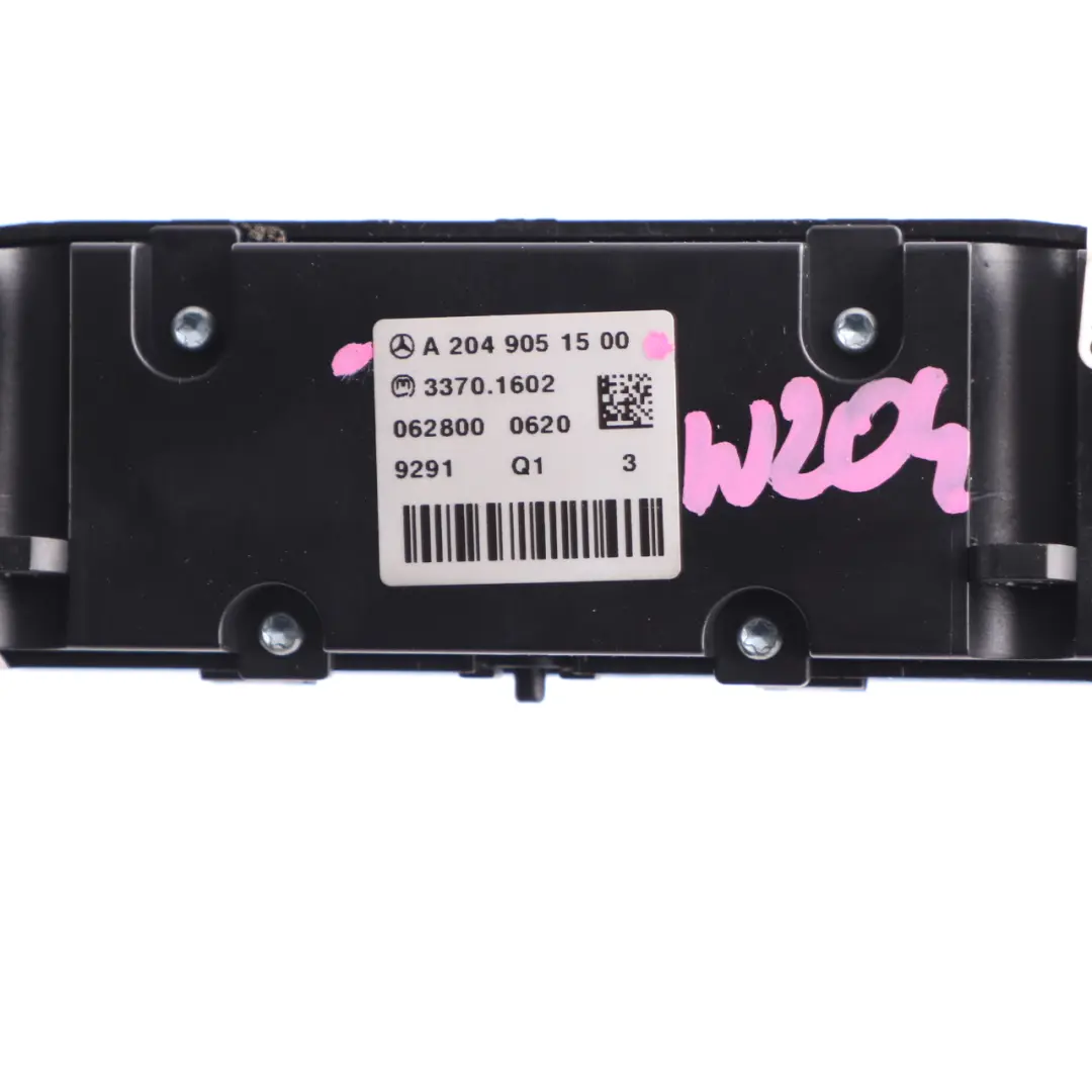 Mercedes W204 cruscotto interruttore controllo sedili riscaldati - SKU A2049051500 - Numero di parte A2049051500
