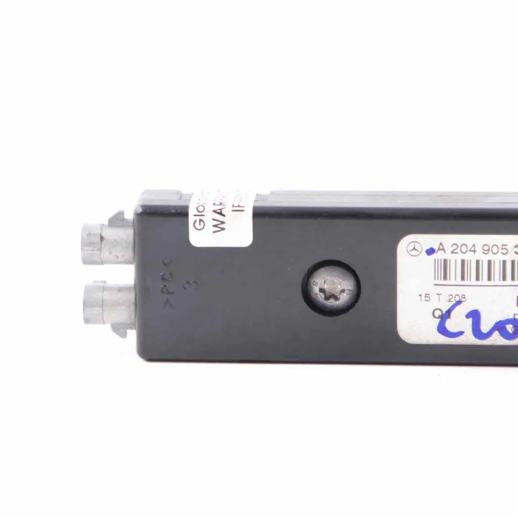 Aerial Antenna Amplifier Unit C-Pillar Left N/S to Mercedes C204 C207 with Part number A2049053805 Mercedes C204 C207 Aerial Antenna Amplifier Unit C-Pillar Left N/S - SKU A2049053805 - Part number A2049053805