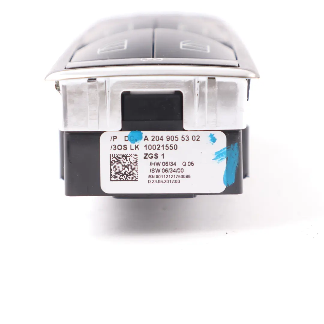  Window Lifter Switch Mercedes W204 W212 Mirror Control Driver's Side - SKU A2049055302-1 - Part number A2049055302