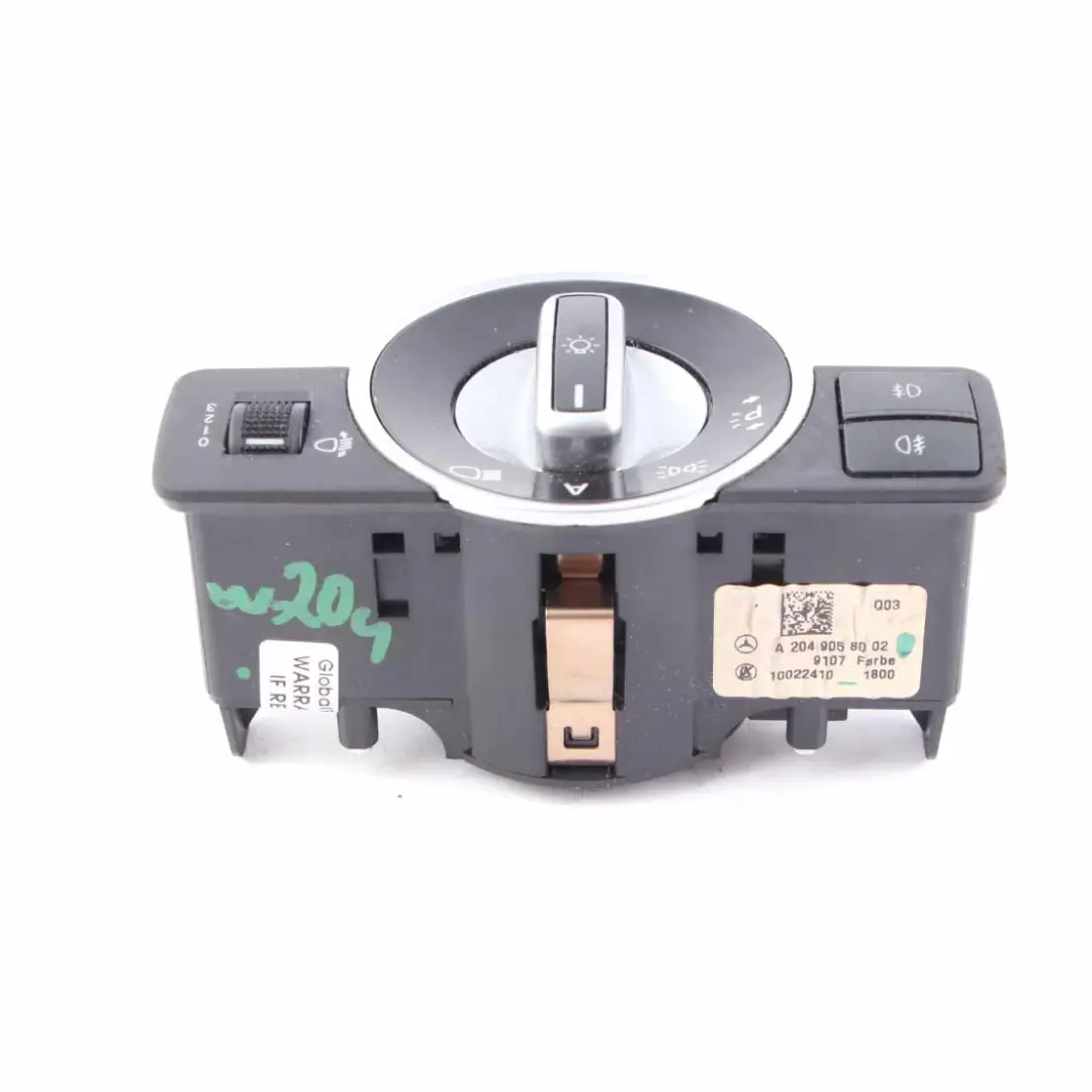Mercedes W204 Interruptor Faros LED Unidad de Control Módulo Botón A2049053103 - SKU A2049058002 - Número de pieza A2049058002