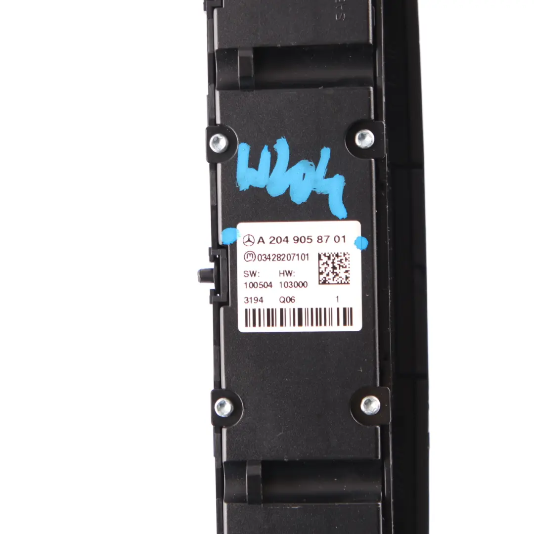 Mercedes W204 S204 Panneau Commutation Console ECO Hazard PDC - SKU A2049058701 - Numéro de pièce A2049058701