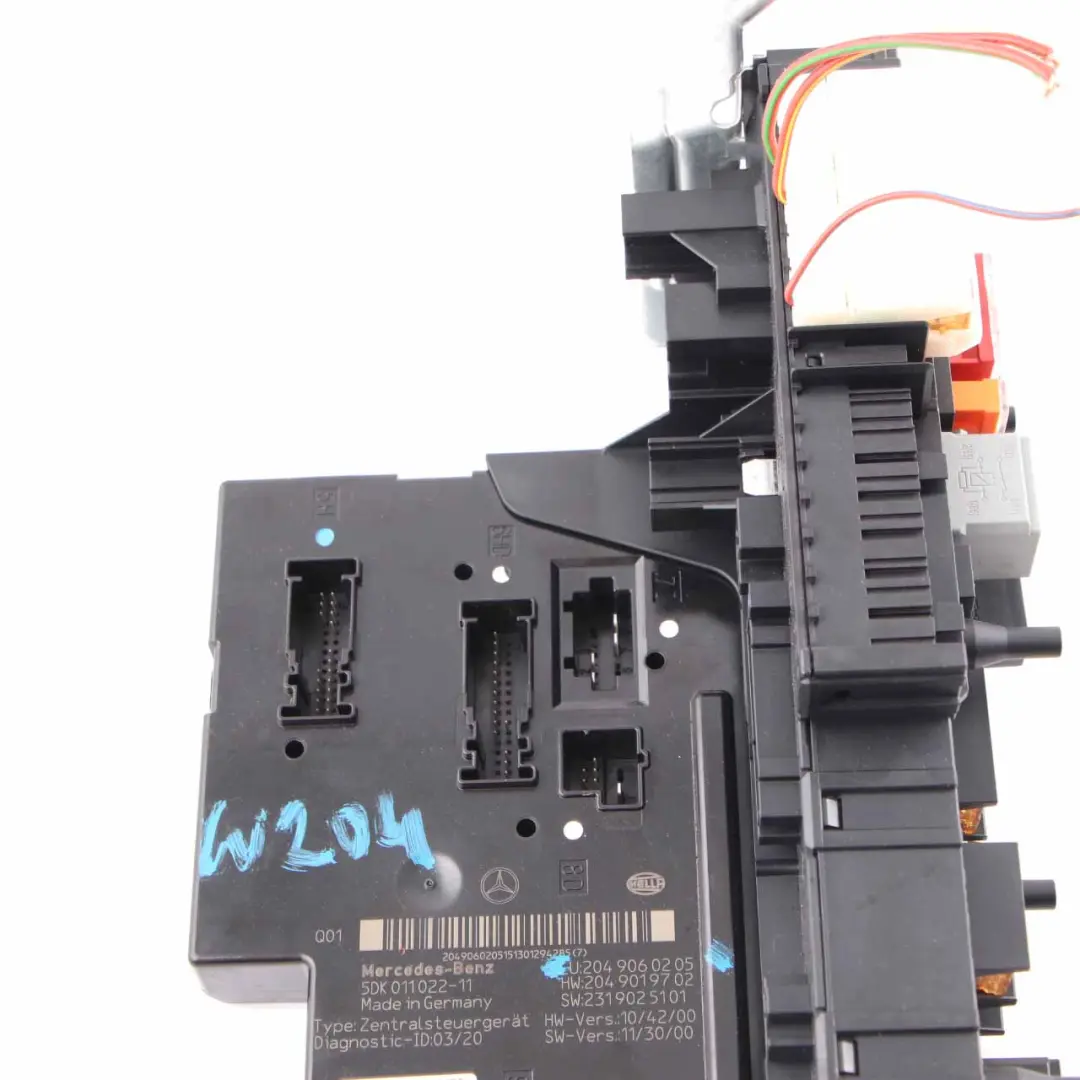 Módulo SAM trasero Caja fusibles Relé Unidad control Mercedes C204 - SKU A2049060205-1 - Número de pieza A2049060205