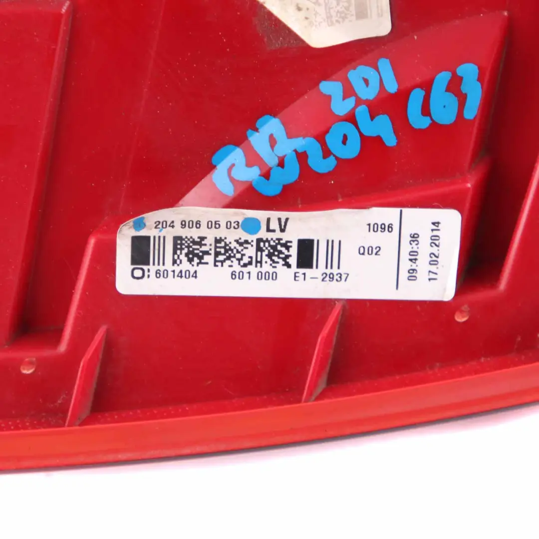 Fanale Posteriore Destro Fanale Posteriore Laterale per Mercedes W204 con numero di parte A2049060503 Mercedes W204 Fanale Posteriore Destro Fanale Posteriore Laterale - SKU A2049060503 - Numero di parte A2049060503