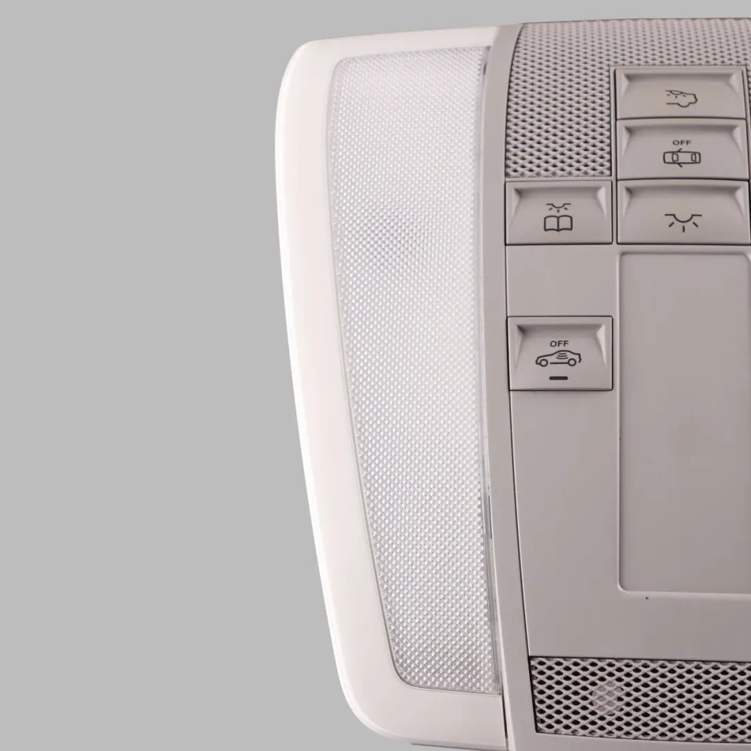 Luz techo interior Panel frontal Interruptor Gris para Mercedes W204 C207 con número de pieza A2049063002 Mercedes W204 C207 Luz techo interior Panel frontal Interruptor Gris - SKU A2049063002-1 - Número de pieza A2049063002