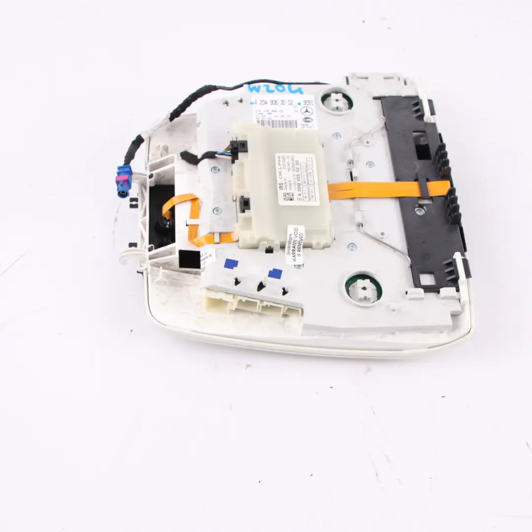 Mercedes W204 C207 Lampe d'intérieur Panneau avant Interrupteur Noir - SKU A2049063002 - Numéro de pièce A2049063002