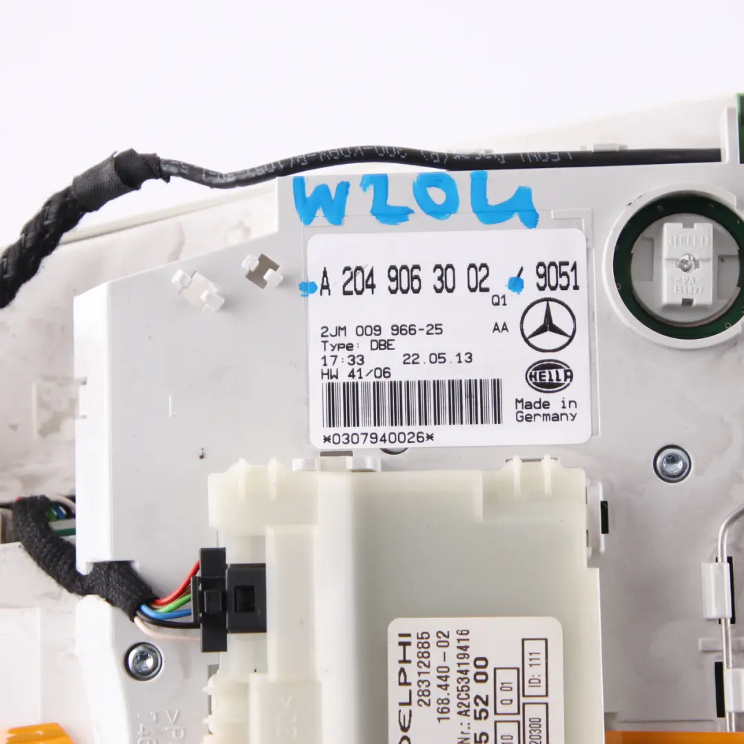  Luce tetto Mercedes W204 C207 anteriore lampada interna Nero - SKU A2049063002 - Numero di parte A2049063002