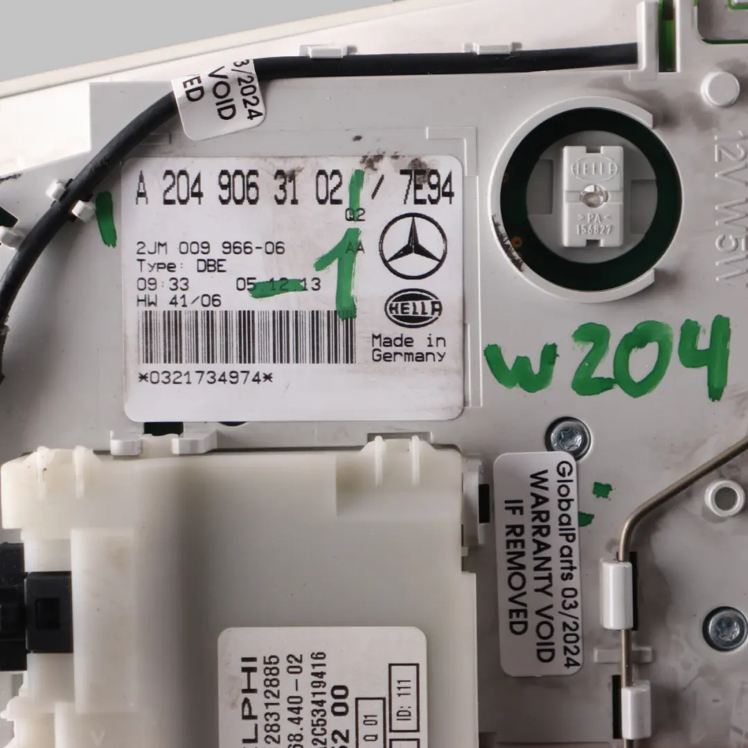 Roof Light Mercedes W212 Interior Reading Lamp Panel Front Grey to with Part number A2049063102 Roof Light Mercedes W212 Interior Reading Lamp Panel Front Grey - SKU A2049063102-1 - Part number A2049063102