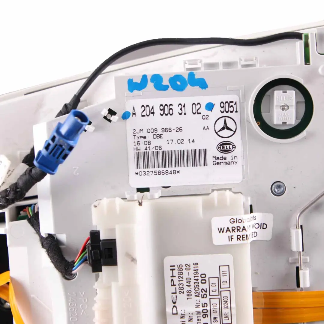 Panel Sterowania Podsufitki Lampka Wnętrza Czarny do Mercedes W212 o numerze A2049063102 Mercedes W212 Panel Sterowania Podsufitki Lampka Wnętrza Czarny - SKU A2049063102 - Numer Części A2049063102