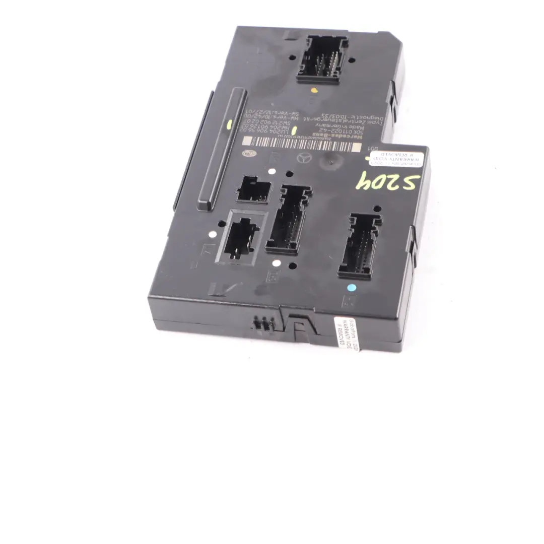 Mercedes S204 Heckkofferraum SAM Central Electric Base Steuermodul - SKU A2049065602 - Teilenummer A2049065602
