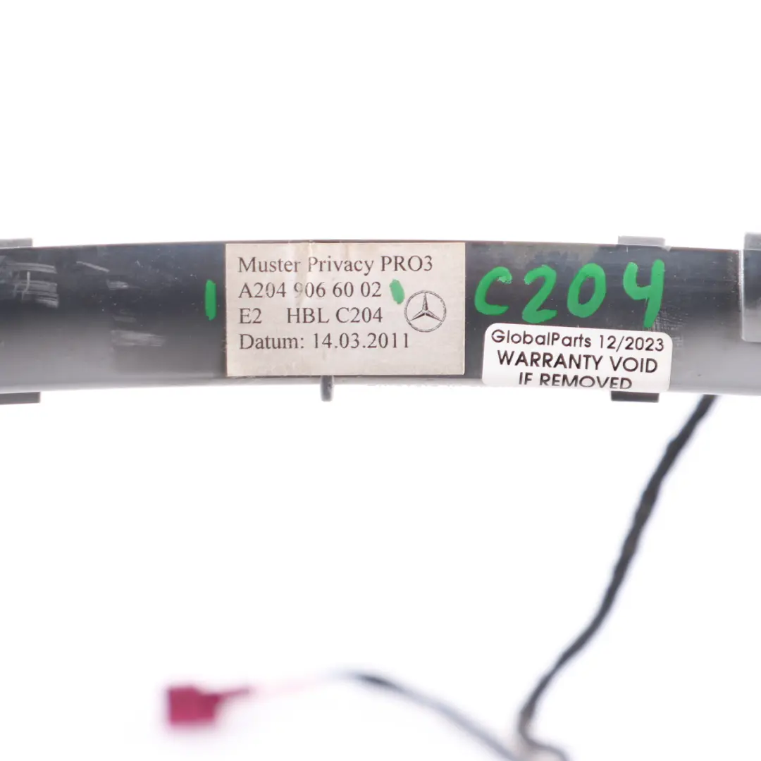 Terza luce di stop supplementare posteriore per Mercedes W204 con numero di parte A2049066002 Mercedes W204 Terza luce di stop supplementare posteriore - SKU A2049066002 - Numero di parte A2049066002