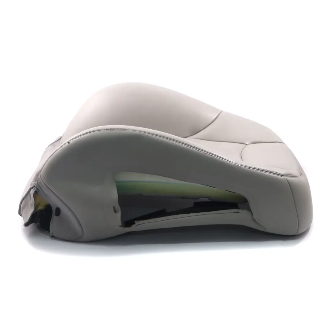 Mercedes W204 Seat Backrest Cover Front Left N/S Covering Cloth Leather Grey - SKU A2049100347-1 - Part number A2049100347