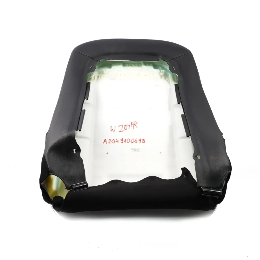 Mercedes W204 Schienale anteriore destro Finta pelle nera - SKU A2049100693 - Numero di parte A2049100693