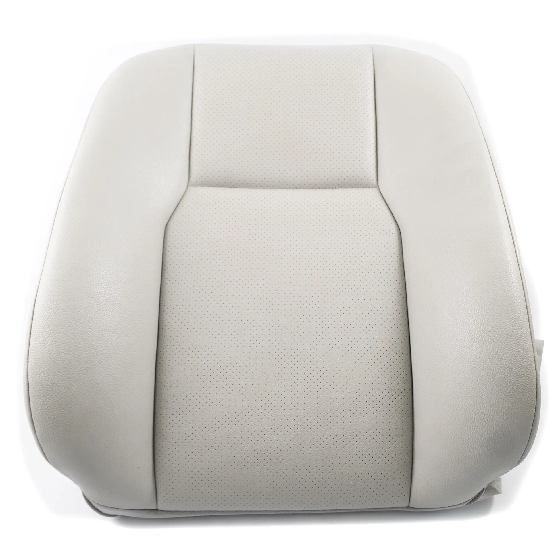 Mercedes W204 Seat Backrest Front Left N/S Back Cover Grey Imitation Leather