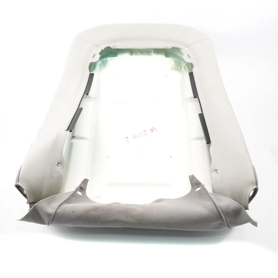 Mercedes W204 Seat Backrest Front Left N/S Back Cover Grey Imitation Leather - SKU A2049100747-2 - Part number A2049100747