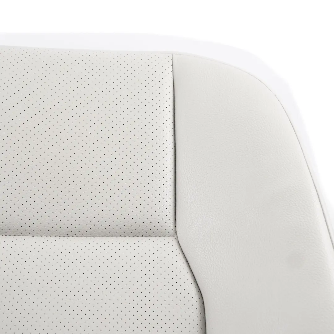 Mercedes W204 Seat Backrest Front Left N/S Back Cover Grey Imitation Leather - SKU A2049100747-2 - Part number A2049100747