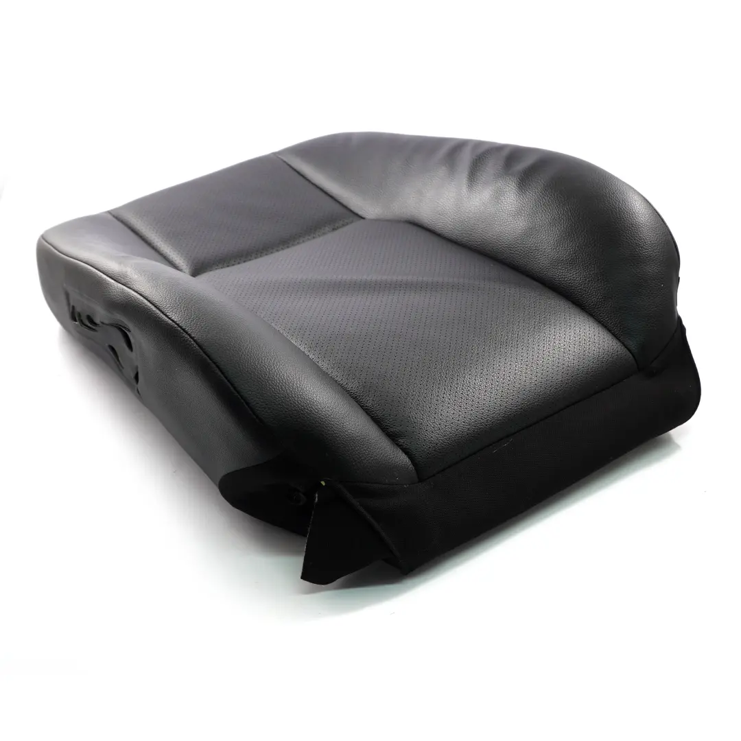 Mercedes W204 Seat Backrest Front Left N/S Back Cover Black Imitation Leather - SKU A2049100747 - Part number A2049100747