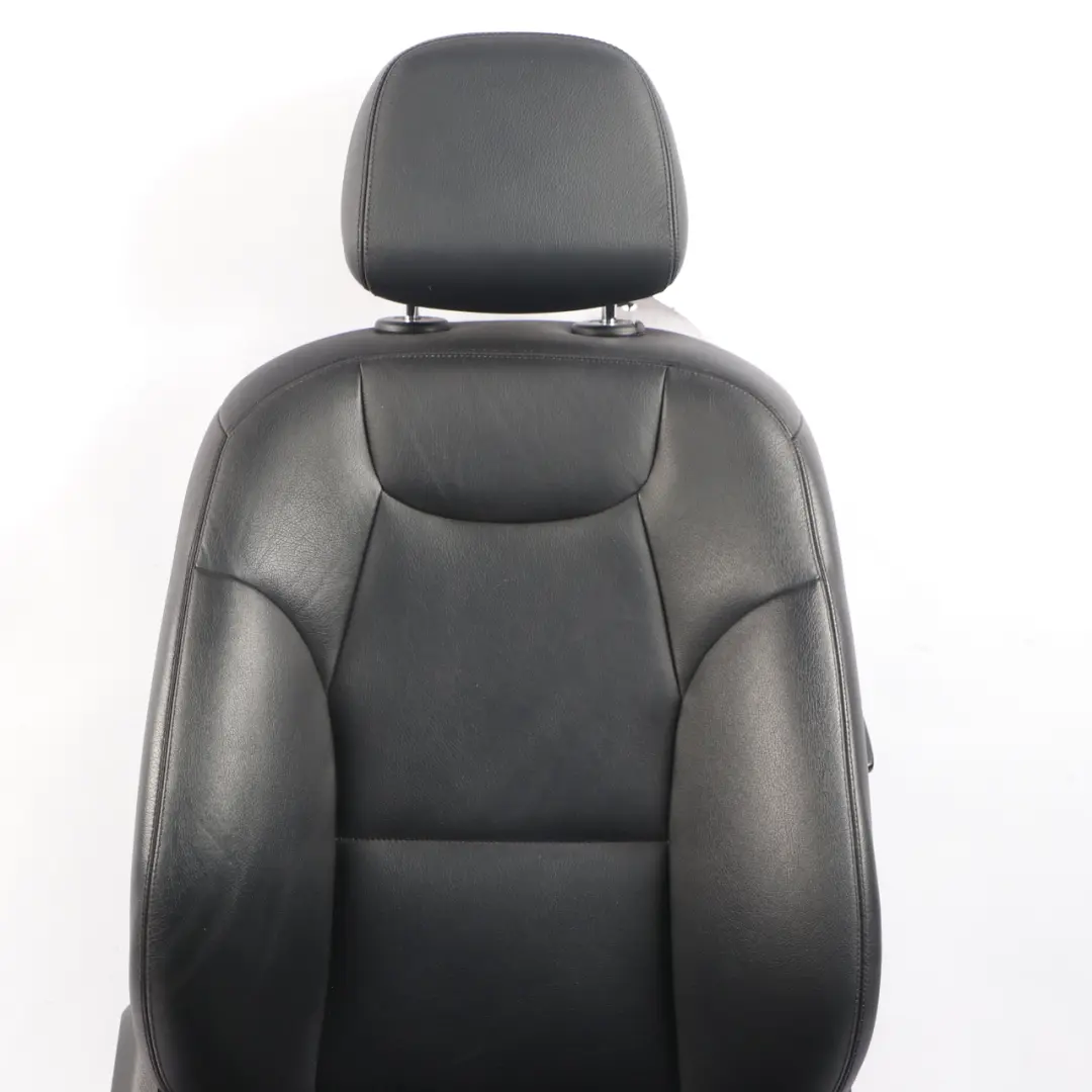 Mercedes W204 Front Right O/S Seat Sport Black Leather Electric - SKU A2049101493-4 - Part number A2049101493