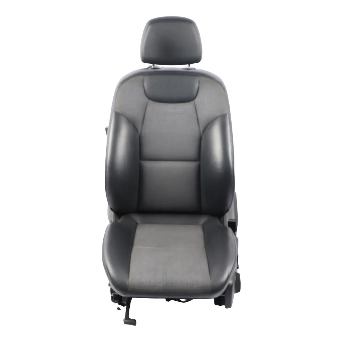 Sedile anteriore Mercedes W204 S204 Sport Sinistro Panno Pelle Nero