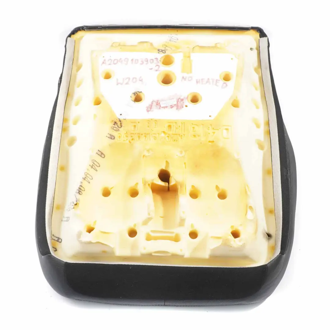 Mercedes W204 Coprisedile anteriore sinistro sedile pelle nera - SKU A2049103903-2 - Numero di parte A2049103903