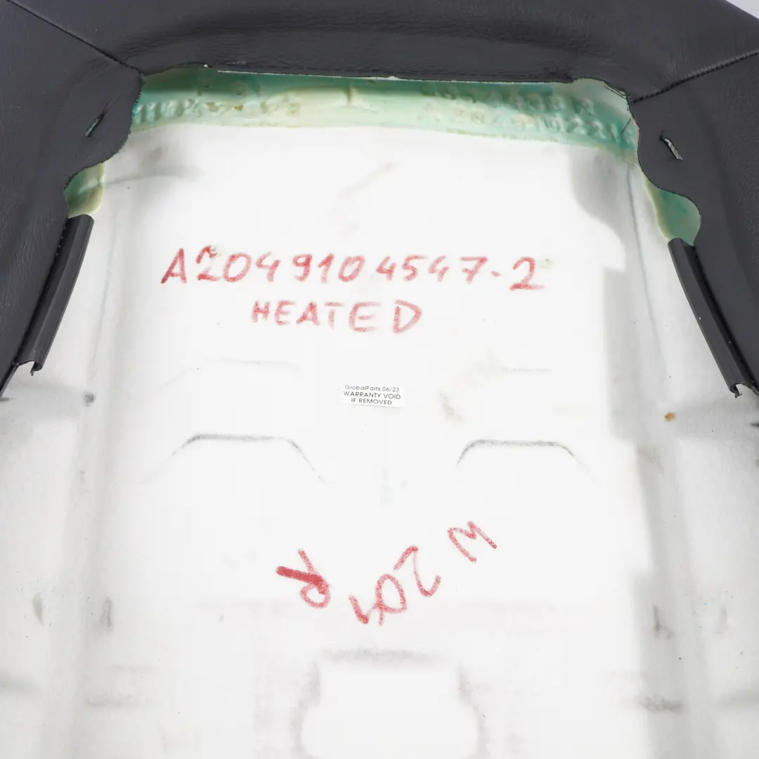 Dossier de siège avant gauche Sport Cuir Noir pour Mercedes W204 à propos du numéro de pièce A2049104547 Mercedes W204 Dossier de siège avant gauche Sport Cuir Noir - SKU A2049104547-2 - Numéro de pièce A2049104547