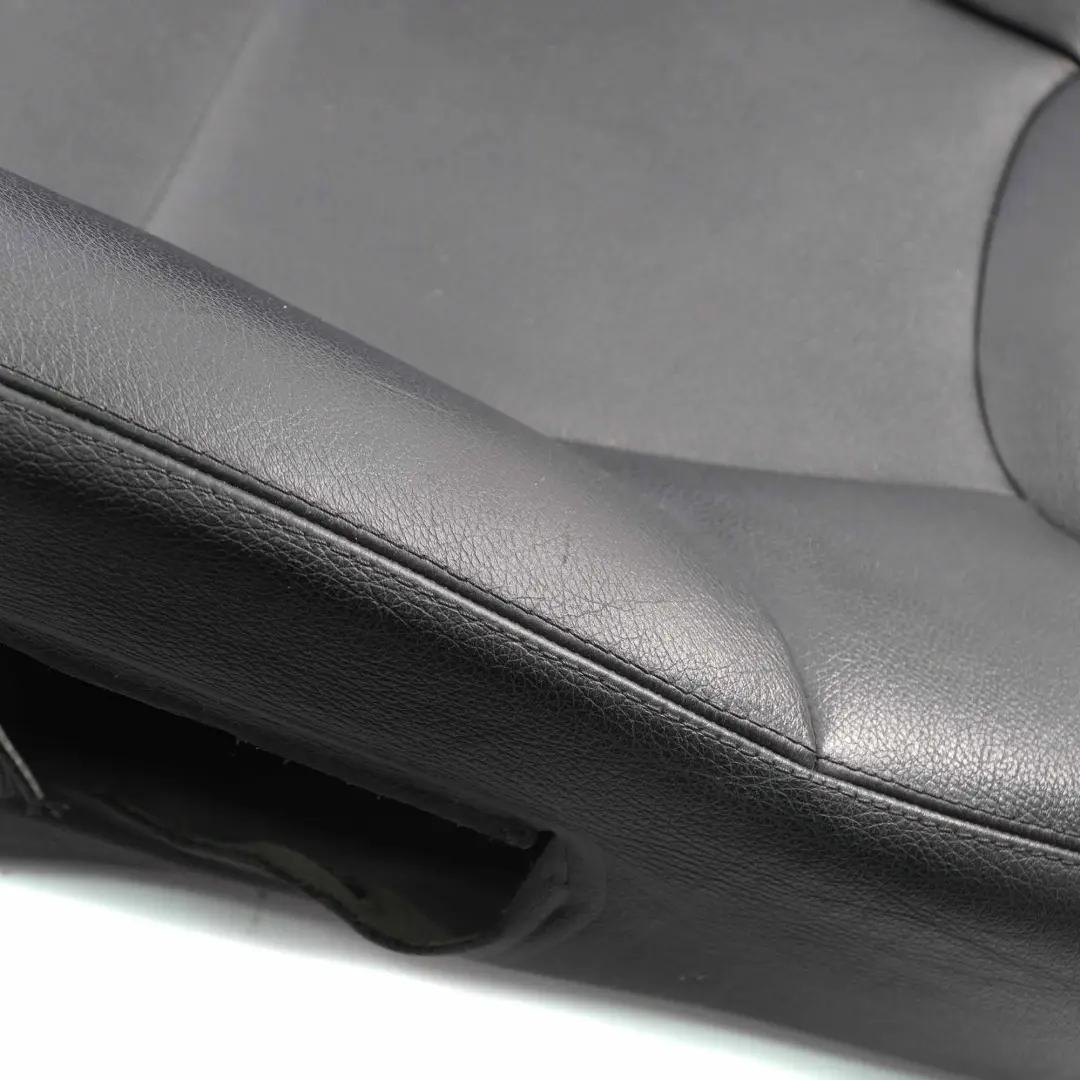 Mercedes W204 Front Seat Backrest Left Sport Seat N/S Heated Cover Black Leather - SKU A2049104547-2 - Part number A2049104547