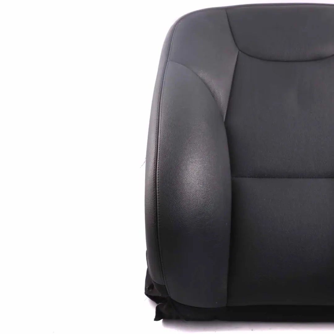 Mercedes W204 Front Seat Backrest Left Sport Seat N/S Cover Black Leather - SKU A2049104547-3 - Part number A2049104547