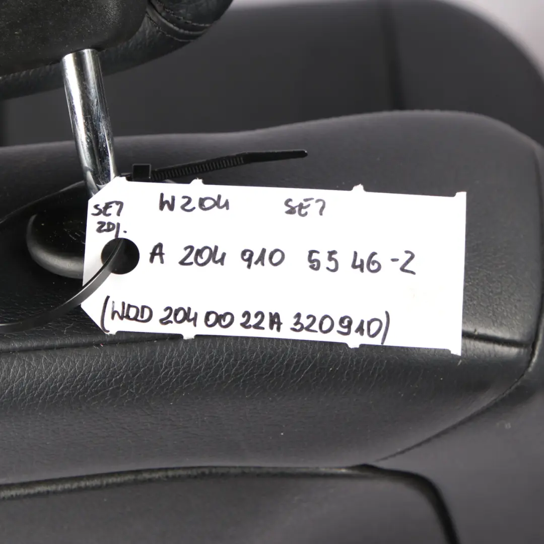 Seats Mercedes W204 Saloon Sport Black Leather Interior Seat With Door Cards to with Part number A2049105546 Seats Mercedes W204 Saloon Sport Black Leather Interior Seat With Door Cards - SKU A2049105546-2 - Part number A2049105546