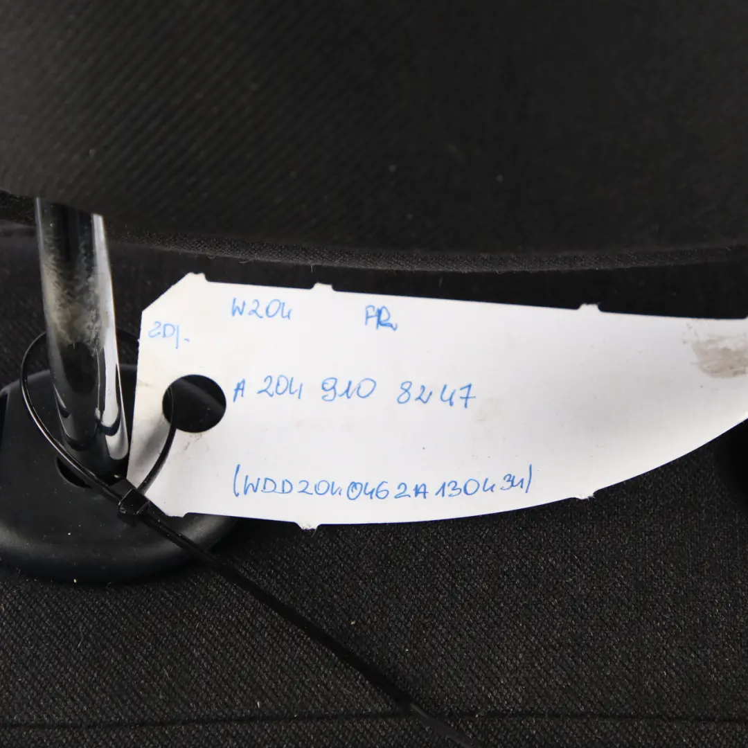  Asiento Delantero Mercedes W204 Berlina Touring Aberdeen Cloth Negro Derecha - SKU A2049108247 - Número de pieza A2049108247