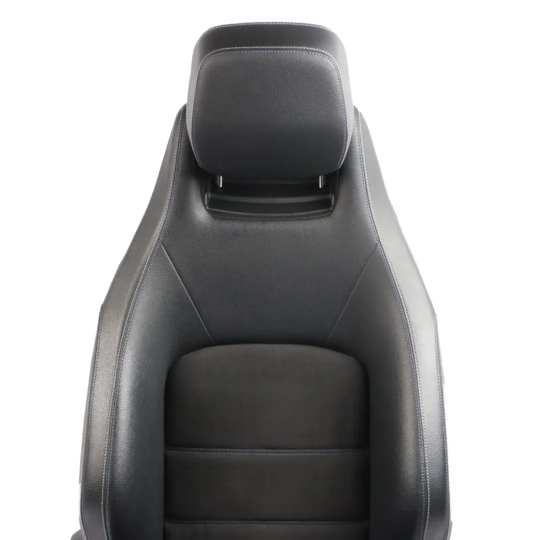  Front Seat Mercedes C204 AMG Pack Leather Linarite Blue Heated Right O/S - SKU A2049108306-2 - Part number A2049108306
