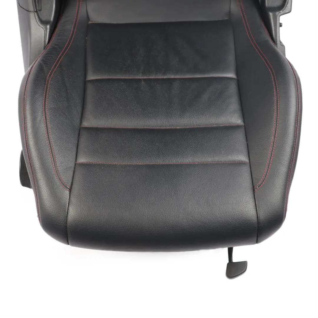 Front Seat Mercedes C204 C207 A207 Right O/S Leather Black Heated Red Threads to with Part number A2049109106 Front Seat Mercedes C204 C207 A207 Right O/S Leather Black Heated Red Threads - SKU A2049109106-2 - Part number A2049109106