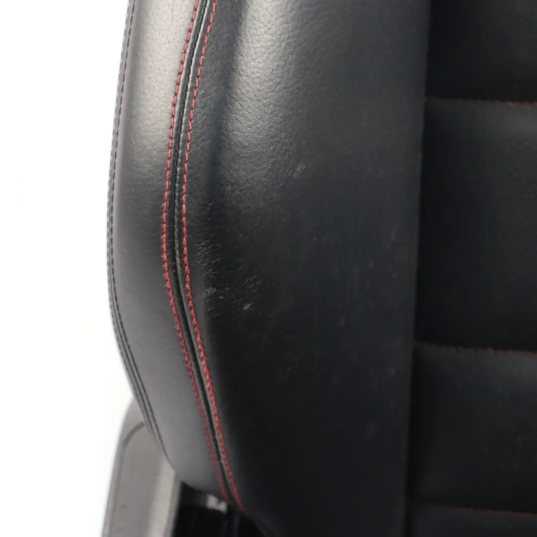Front Seat Mercedes C204 C207 A207 Right O/S Leather Black Heated Red Threads to with Part number A2049109106 Front Seat Mercedes C204 C207 A207 Right O/S Leather Black Heated Red Threads - SKU A2049109106-2 - Part number A2049109106