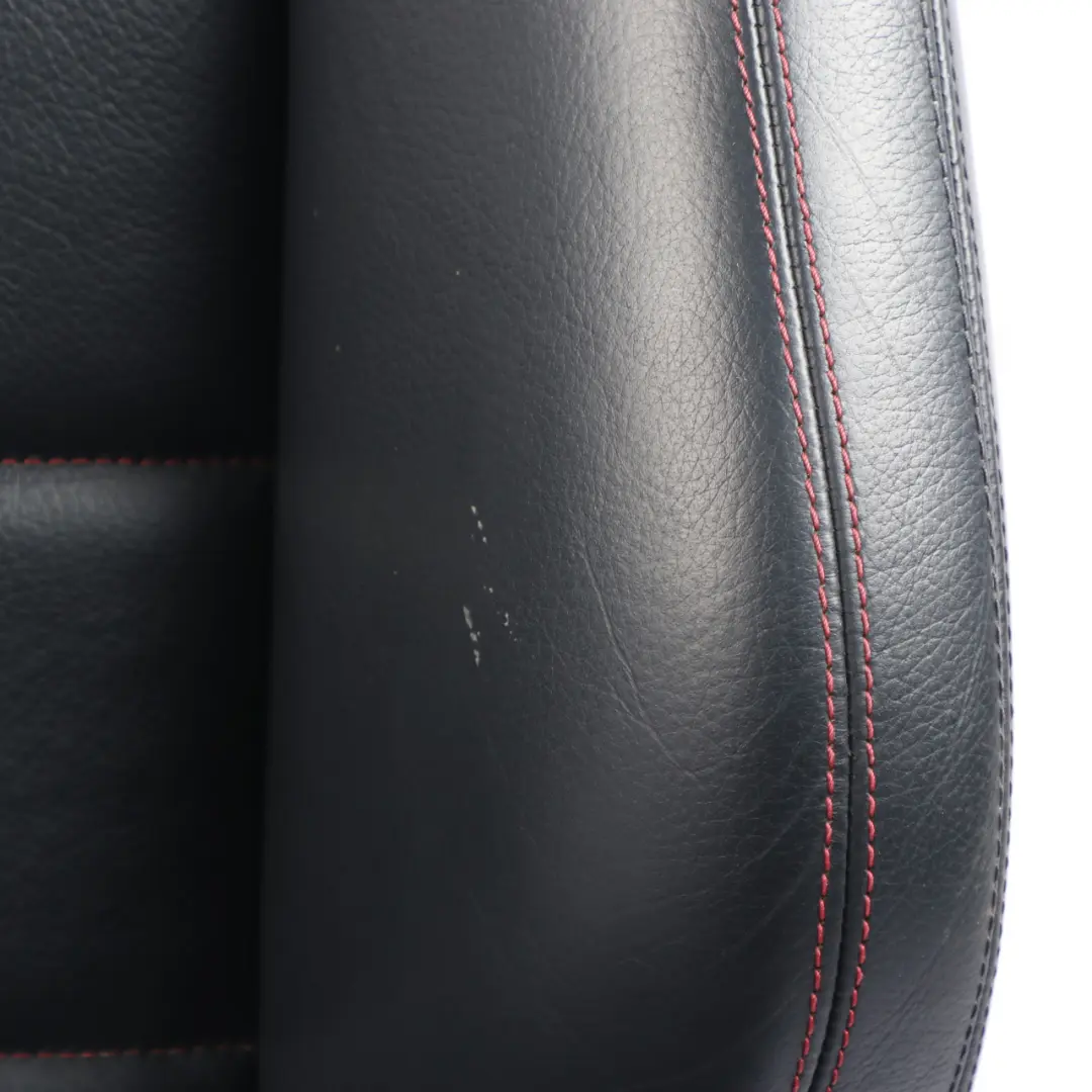 Front Seat Mercedes C204 C207 A207 Right O/S Leather Black Heated Red Threads - SKU A2049109106-2 - Part number A2049109106