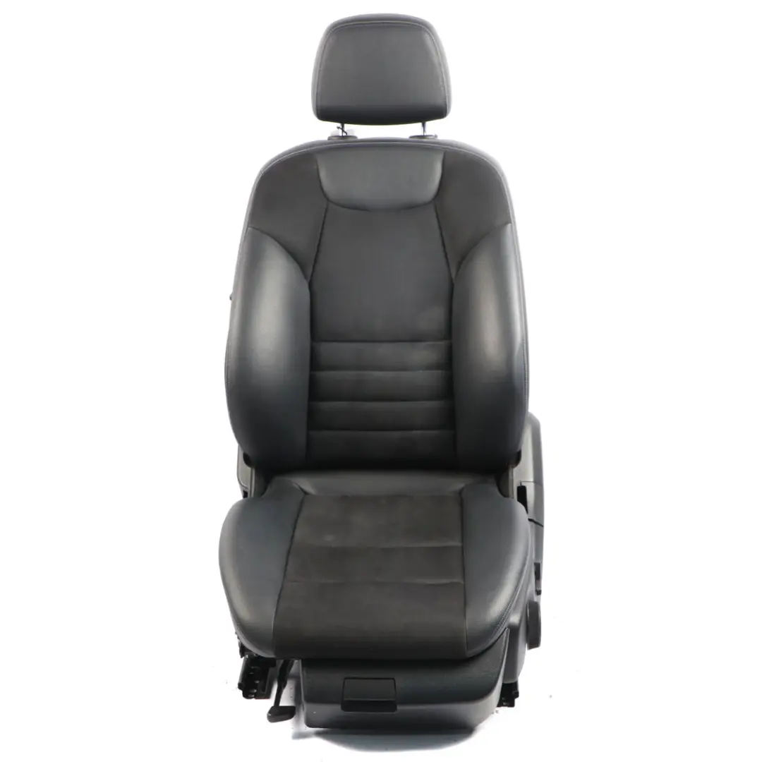 Mercedes W204 Front Left N/S Heated Seat Microfiber Black Anthracite Leather - SKU A2049109705-1 - Part number A2049109705