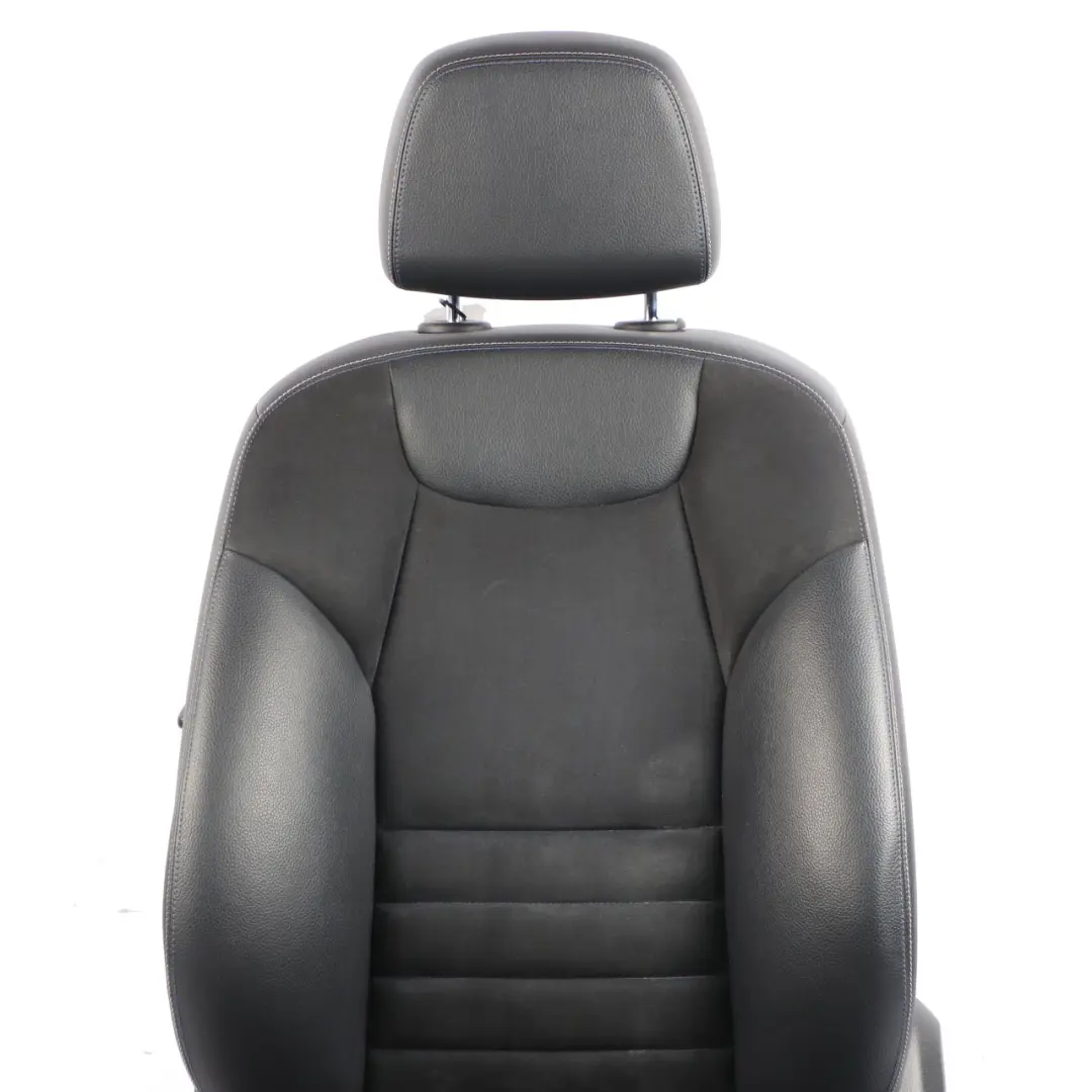 Mercedes W204 Front Left N/S Heated Seat Microfiber Black Anthracite Leather - SKU A2049109705-1 - Part number A2049109705