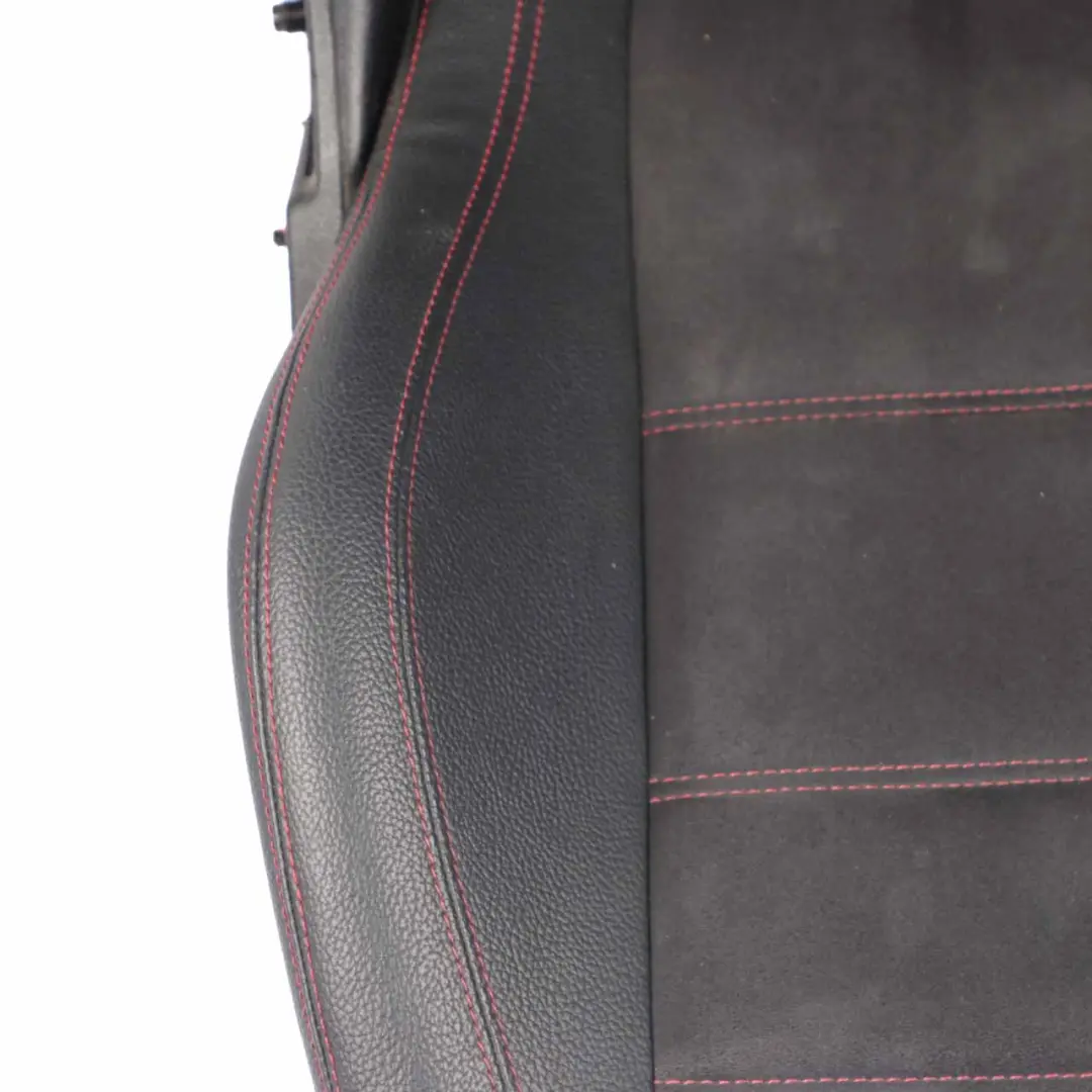  Vordersitz Mercedes C204 AMG Pack Leder Stoff Schwarz Elektrisch Links Rote Naht - SKU A2049109947-1 - Teilenummer A2049109947