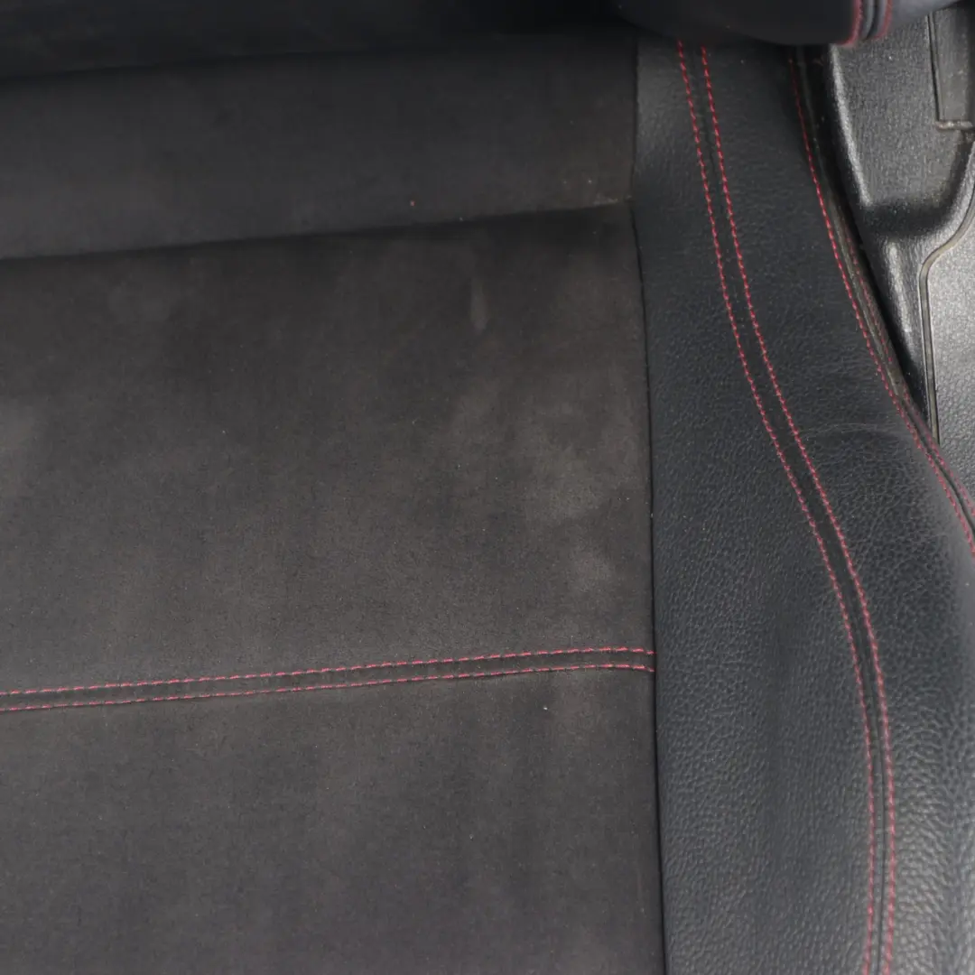  Asiento Delantero Mercedes C204 AMG Tela Negro Eléctrico Izquierdo Costura Roja - SKU A2049109947-1 - Número de pieza A2049109947