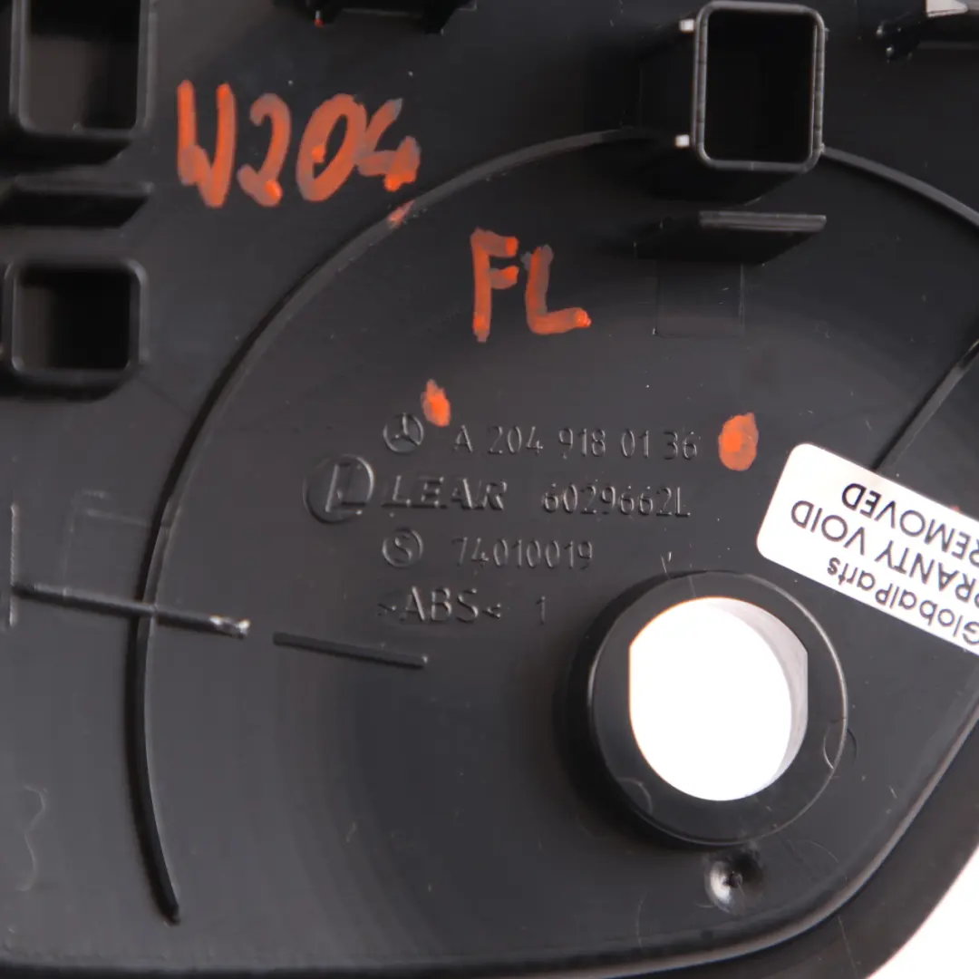 Front Seat Cover Mercedes W204 Lever Left N/S Trim Panel Black to with Part number A2049180136 Front Seat Cover Mercedes W204 Lever Left N/S Trim Panel Black - SKU A2049180136 - Part number A2049180136