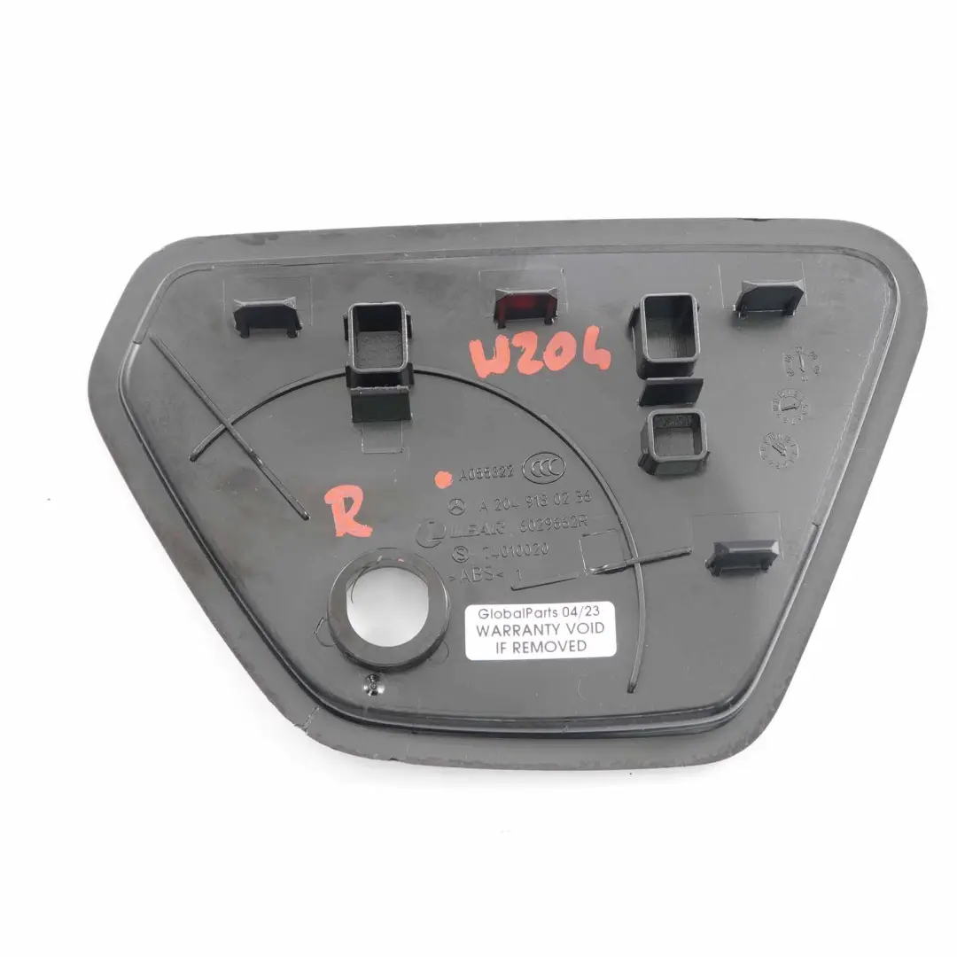 Adjustment Handle Lever Cover Front Right O/S to Mercedes W204 Seat with Part number A2049180236 Mercedes W204 Seat Adjustment Handle Lever Cover Front Right O/S - SKU A2049180236 - Part number A2049180236