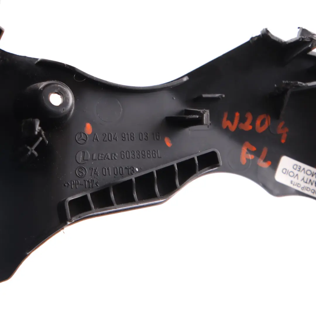 Osłona Obudowa Fotel Lewy Przód do Mercedes W204 o numerze A2049180316 Mercedes W204 Osłona Obudowa Fotel Lewy Przód - SKU A2049180316 - Numer Części A2049180316