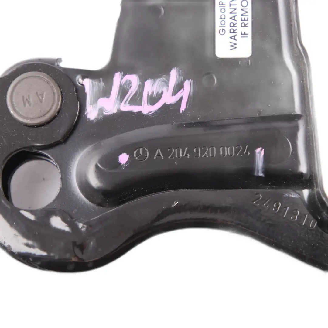 Mercedes W204 asiento trasero cerradura soporte bisagra pestillo - SKU A2049200024 - Número de pieza A2049200024