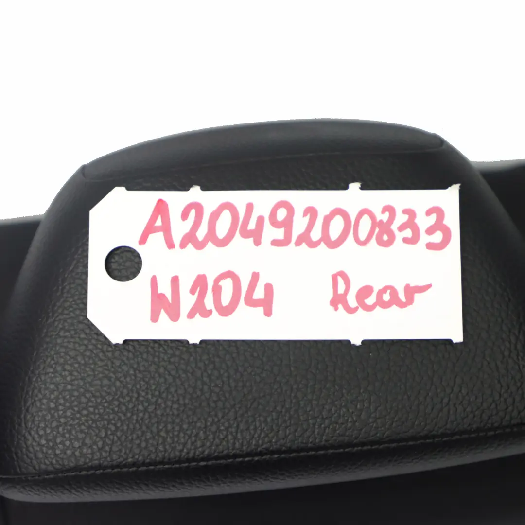 Mercedes W204 Respaldo Asiento Trasero Banqueta Apoyabrazos Imitación Cuero - SKU A2049200833 - Número de pieza A2049200833
