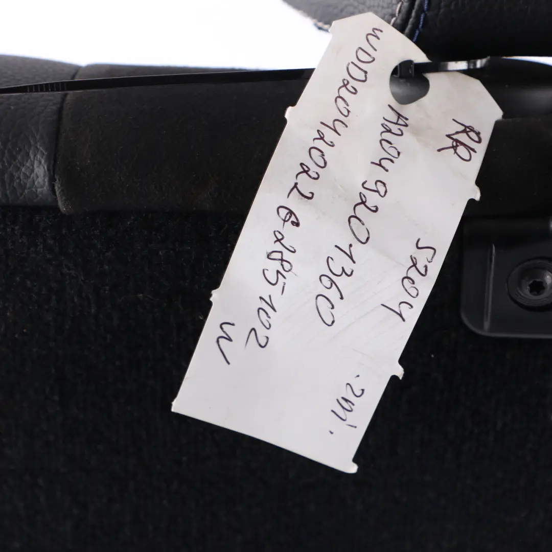 Mercedes S204 Estate Seat Backrest Rear Right O/S Cloth Fabric Microfibre Black - SKU A2049201060 - Part number A2049201060