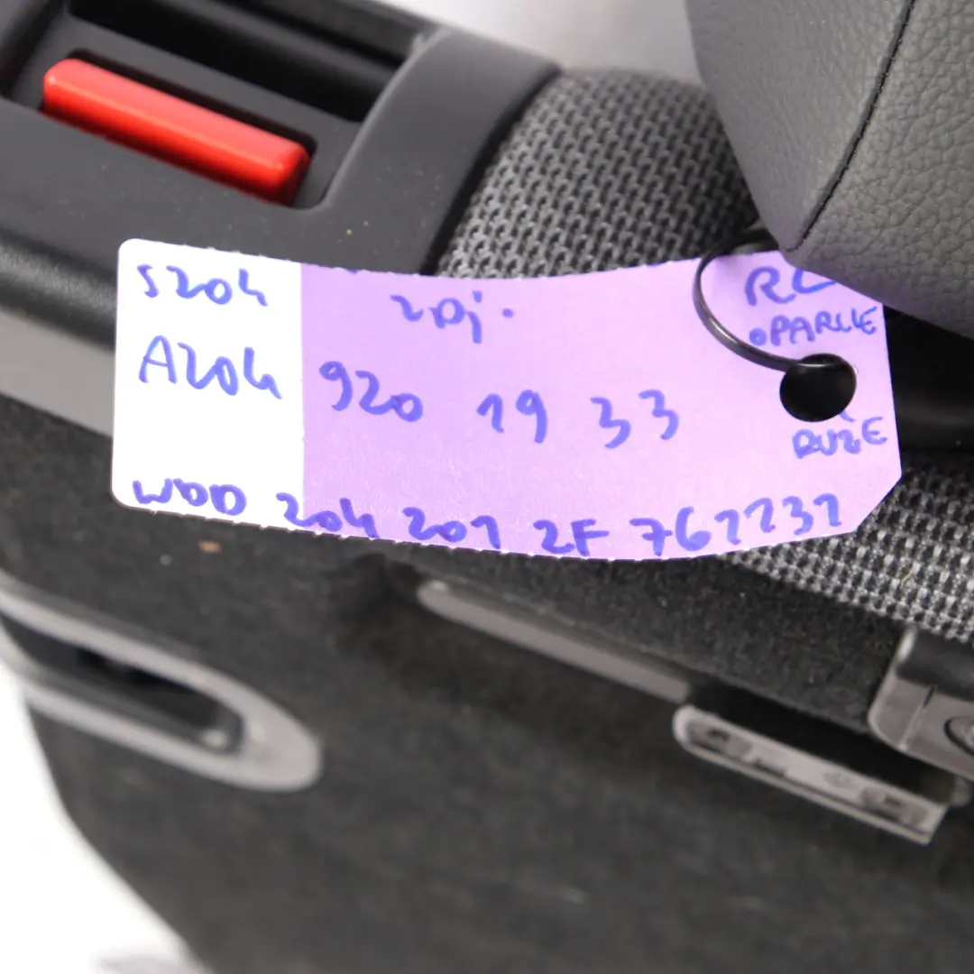 Mercedes S204 Oparcie Siedzenia Kanapy Lewy Tył Skóra Materiał - SKU A2049201933 - Numer Części A2049201933