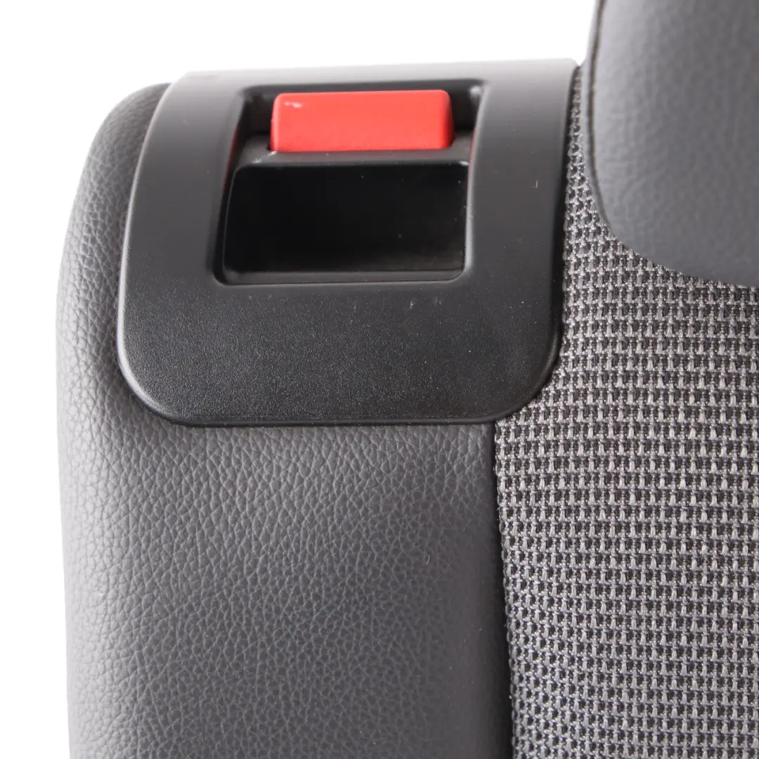 Mercedes S204 Dossier du siège arrière droit Tissu Cuir Noir Anthracite - SKU A2049202033 - Numéro de pièce A2049202033