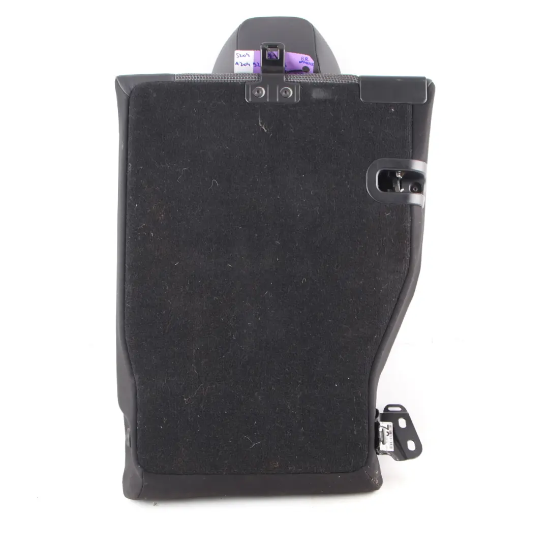 Mercedes S204 Estate Seat Backrest Rear Right O/S Cloth Leather Black Anthracite - SKU A2049202033 - Part number A2049202033