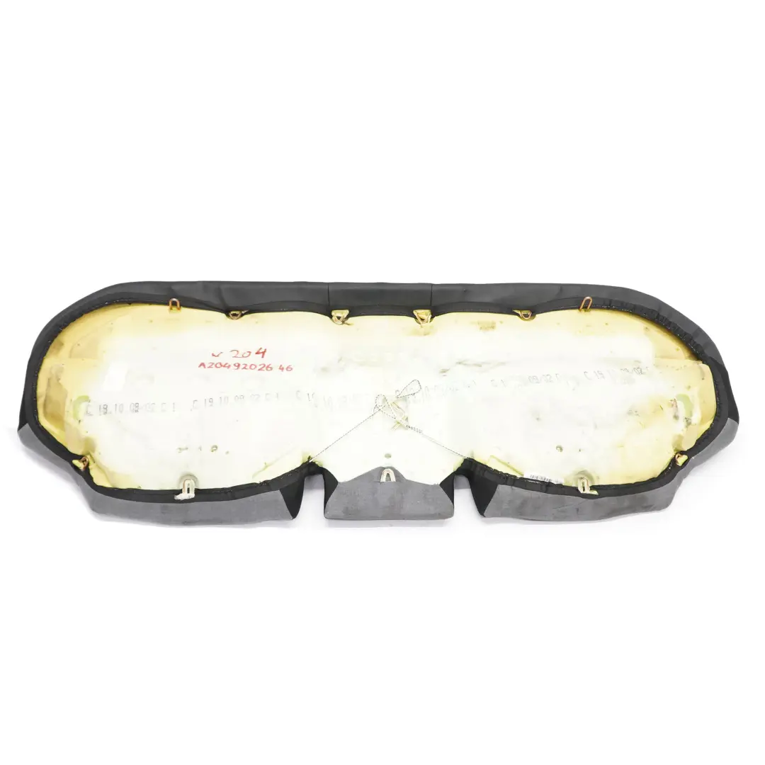 Mercedes W204 Sedile posteriore Panca Copridivano Nero Finta Pelle - SKU A2049202646 - Numero di parte A2049202646